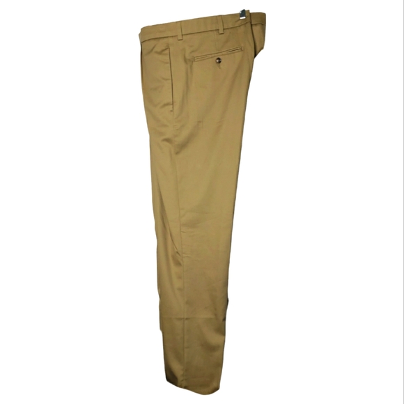 Roundtree and Yorke Total Flex Classic Fit Core Comfort Waistband Cuffed Pleated - Picture 3 of 14